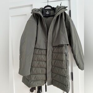 Adidas Men’s Olive Myshelter Climaheat Parka Down Coat‎ sz large
